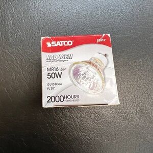SATCO (BROAN) RANGE HOOD HALOGEN LAMP PART # SV05921 (Replaces R569098)